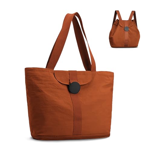 DLLTFPFE Tote Backpack for Women Convertible Backpack Expandable Tote Bag Shoulder Bags with Wet Pocket for Travel Gym Work