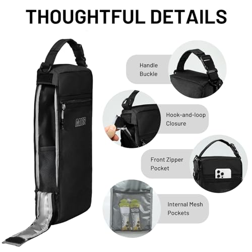 MIER Golf Bag Cooler Insulated Soft Cooler Bag Golf Accessories for Men 9 Cans Portable Beer Cooler Sleeve for Picnic Beac...