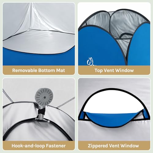 WolfWise Pop Up Changing Tent for Beach, Camping Portable Shower Tents, Outdoor Privacy Bathroom, Change Dressing Clothes ...