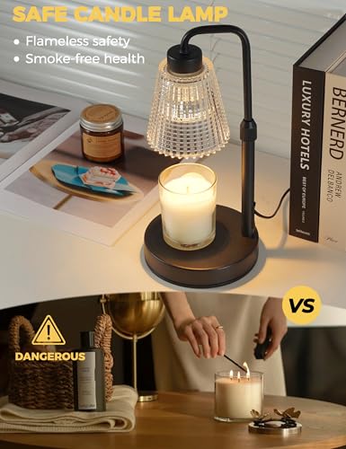 GODONLIF Candle Warmer Lamp with Timer Dimmable, Birthday Gifts for Women Mom, House Warming Gifts New Home Decor, Wax Mel...