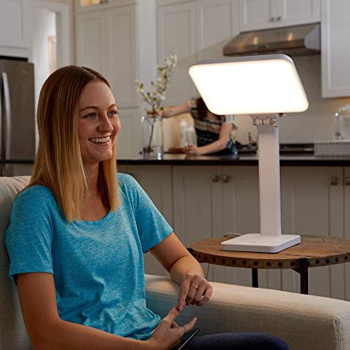 Theralite Aura Bright 10000 Lux Therapy Lamp, Sun Lamp for Light Box Therapy to Fight Low Energy with Adjustable Brightnes...