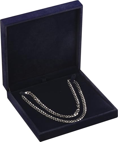 LAODA Big Necklace Chain Jewelry Gift Box Soft Touch Premium Velvet Material Choker Necklace Storage Holder Box for Women ...