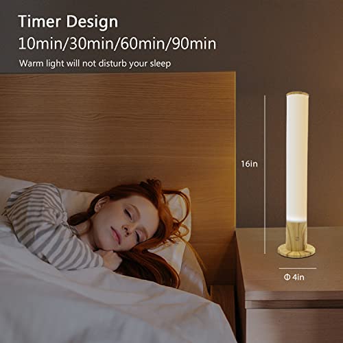 Light Therapy Lamp 10000 Lux, Happy Sun Lamp UV-Free with 3 Color Temperatures, Adjustable Brightness, Timer & Memory Func...