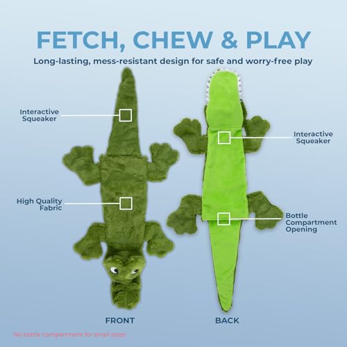 Best Pet Supplies Squeaky Dog Toys with Soft Durable Fabric for Small, Medium and Large Pets Interactive Toy for Indoor Pl...