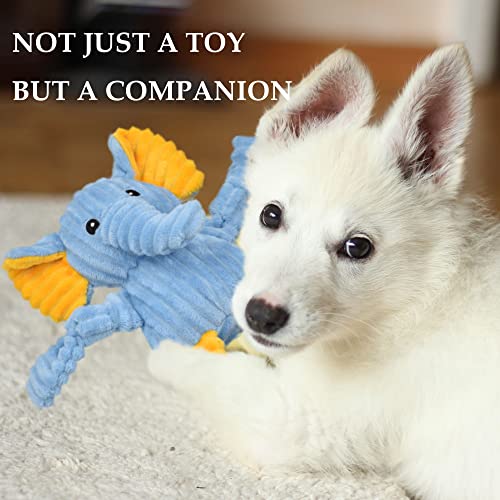 LECHONG 5 Pack Tough Dog Toys Stuffed Squeaky Dog Toys Assortment Plush Animal Dog Toy Value Bundle Puppy Pet Dog Toys for...