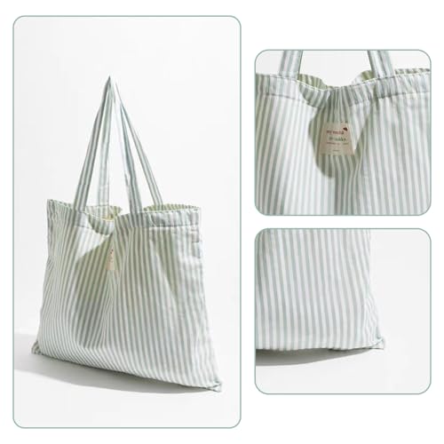 YanZhou Canvas Tote Bag, Organic Cotton, Reusable, Durable and Eco-friendly, Ideal for Shopping and Groceries