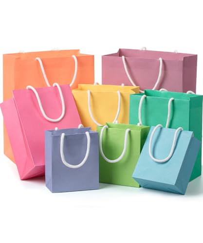 Mr. Pen- Paper Gift Bags with Handles, Assorted Sizes, 8 Pack, Ideal for Gifts, Weddings, Baby Showers, Birthdays, Shoppin...