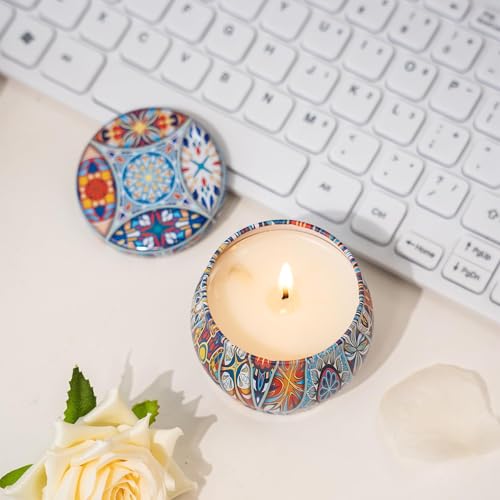 Topadorn 6 Pack Scented Candles Gift Set - Soy Wax Aromatherapy Candles for Home, Relaxation, Meditation, Yoga - Long Last...