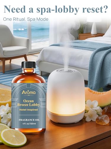 Ocean Breeze Lobby — a Hotel-Inspired Fragrance Oil that Feels Like a Coastal Resort Lobby, Hotel Diffuser Oil for Home Fr...