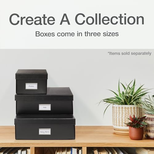 Oxford Keepsake Box, Protective Storage Box, Home and Office Organizer, Photo Storage Box, Souvenir Organizer, Large, 16" ...