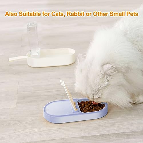 HEYISME 2-in-1 Dog Bowl & Water Bottle, Large Food Container for Dog Treats, Steak, Sticks, Bars - Portable Pet Dispenser ...