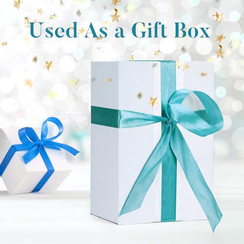SPEPLA Shipping Boxes 6x6x6 Set of 6, White Corrugated Cardboard Box for Mailing Business Packaging