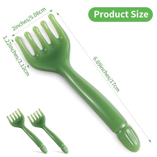 WY LIGHTING LEVEL 2Pcs Head Massager Manual Hair Scalp Massager Gua Sha Five Claw Massage Tool Comb Portable Handheld Resi...