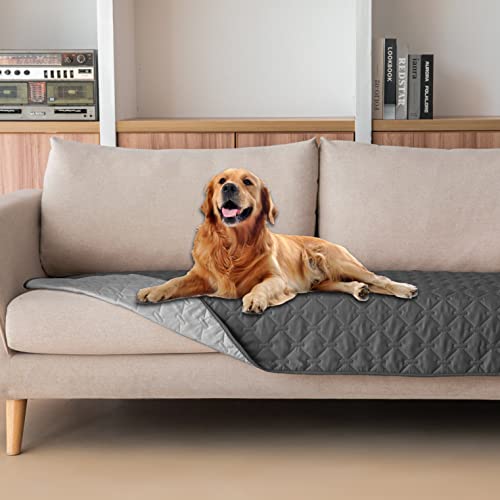 gogobunny 3X Stronger Waterproof Pet Blanket, Scratch Proof Furniture Protector for Dogs Cats, Reversible Cover 30x70 Inc...