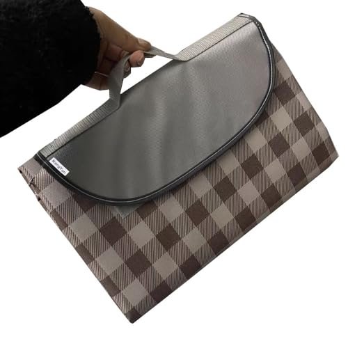 PUPOPIK Outdoor Picnic Blanket, Foldable Waterproof Sand Beach Mat,Large 80x60in Beach Camping Hiking Travel Family Concer...