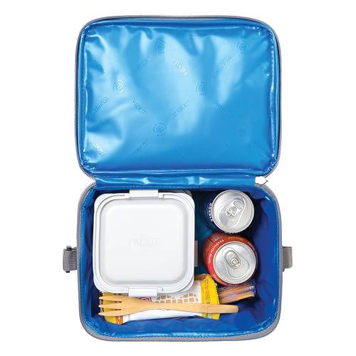 PackIt(R) Freezable Essential Cooler, Gray Fog, Built with EcoFreeze(R) Technology, Fully Freezable, Collapsible, Reusabl...