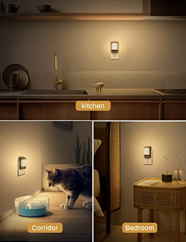 DORESshop Night Light, Night Lights Plug Into Wall [2 Pack], Plug in Night Light, Nightlight, Dusk to Dawn Sensor, Adjusta...