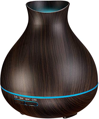 BZseed Aromatherapy Essential Oil Diffuser, 550ml Ultrasonic Fragrant Oil Large Room Humidifier, Diffusers for Home with T...