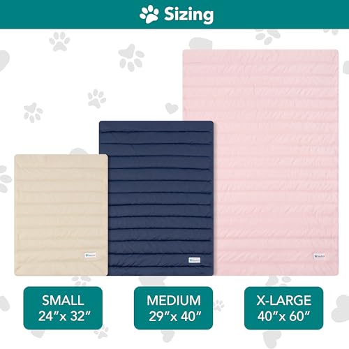 PetAmi Cooling Mat for Dog, Premium Pet Cooling Blanket for Crate Kennel, Indoor Cat Cool Sleeping Pad, Q-MAX Cold Sofa Co...
