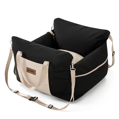ZOMISIA Dog Car Seat for Small Dogs - Waterproof Pet Booster Seat for Car with Clip-On Safety Leash, Travel Carrier for Me...