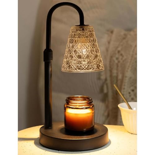 RMFSH Candle Warmer Lamp with Timer Dimmable, for Mom Women Birthday, House Warming Gifts New Home Decor, Wax Melt Warmer ...