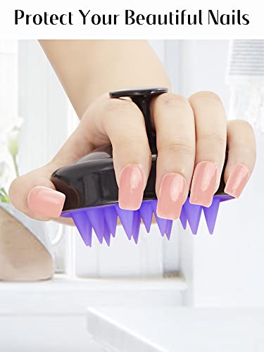 HEETA Scalp Massager Hair Growth, Soft Silicone Scalp Scrubber Shampoo Brush for Exfoliation, Dandruff Removal Head Massag...