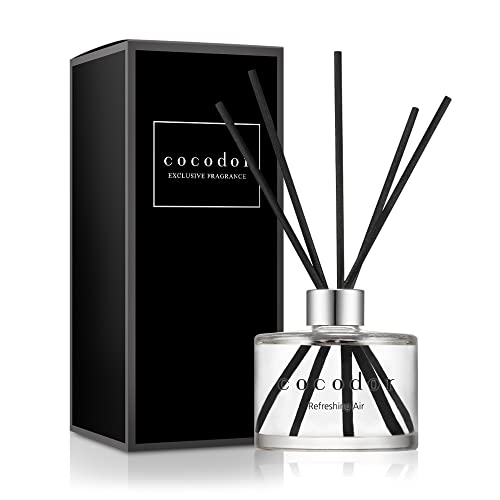 COCODOR Signature Reed Diffuser Set/Refreshing Air / 6.7oz /1 Pack/Home Fragrance Diffuser, Oil Scent Diffuser for Bathroo...