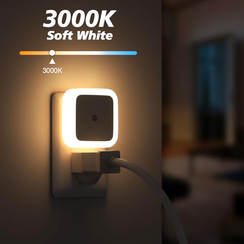 Sujeet Night Light, Night Lights Plug into Wall 8-Pack, Nightlight Plug in Night Light, Dusk to Dawn Night Lamp Led (Warm ...