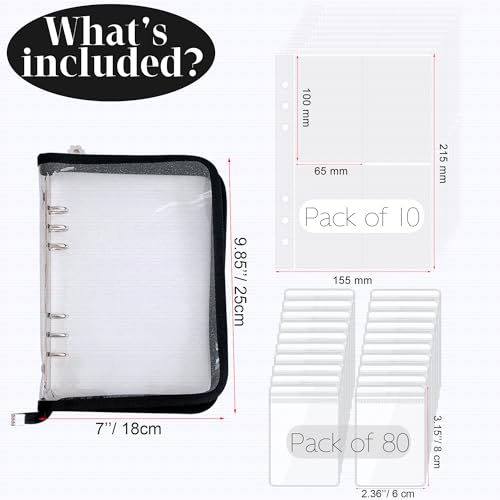 LingLingo Earring Organizer Case Travel Jewelry Organizer Transparent Jewelry Storage Book for Necklace Bracelet Ring Hold...
