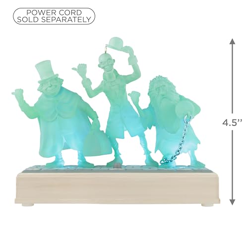 Hallmark Keepsake Christmas Ornament, Disney The Haunted Mansion Collection The Hitchhiking Ghosts with Light and Sound