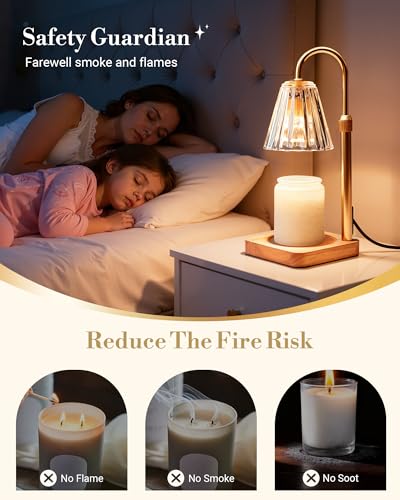 Marycele Candle Warmer Lamp with Timer & Dimmer - Mothers Day Gifts for Women Mom Her, Aesthetic Office Home Decor, Adjust...