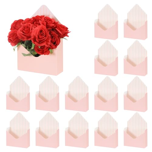 PATIKIL Florist Bouquet Envelope Box, 20 Pack Flower Bouquet Package Gift Folding Paper Boxes for Wedding, Party, Birthda...