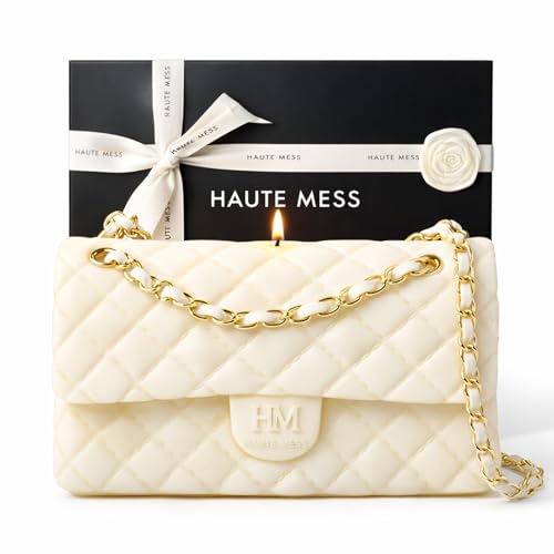 Handbag Candle in GiftBox - Haute Mess - Designer Gifts for Women - High End Luxury Candles for Women - Gift for Girlfrien...