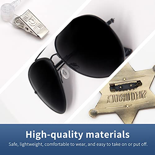 Huwane Ring Security Wedding Ring Bearer Gifts Box Set Include Ring Security Badges, Acoustic Earpiece Tube, Rings Bearer ...