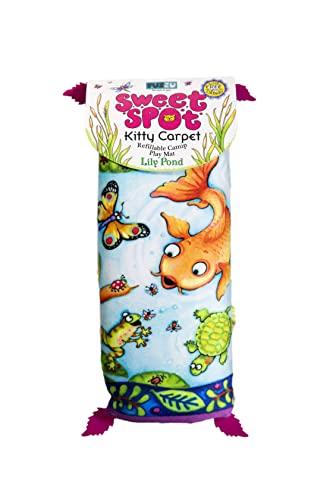 FUZZU Sweet Spot Kitty Carpet with Catnip (Lily Pad)
