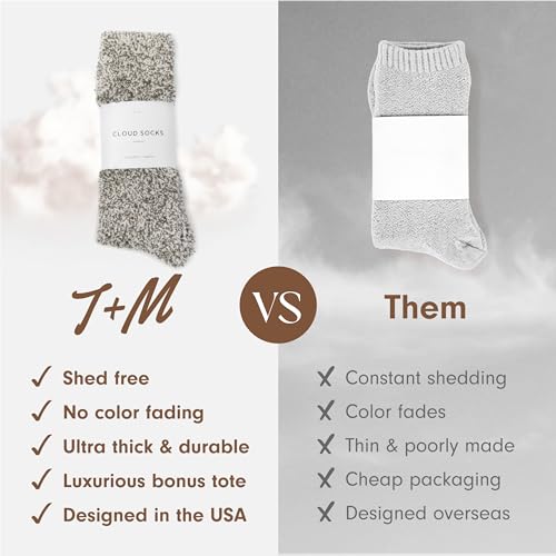 Unboxme Gifts Warm & Cozy Ultra-Luxe Cloud Sock, Easter Gift for Women & Men - Super Soft Luxurious Fabric Sleep Socks