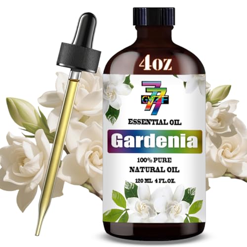 Gardenia Essential Oil - GV77ZF Gardenia Oils for Diffusers, Humidifiers, DIY Candles, Soap, Cleaning, Home, Office, Yoga,...