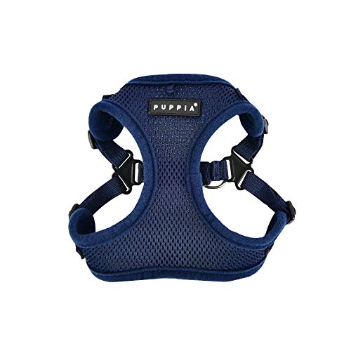 Puppia Dog Harness Comfort Mesh Step-in All Season No Pull No Choke Walking Training Adjustable Neck & Chest for Small & M...