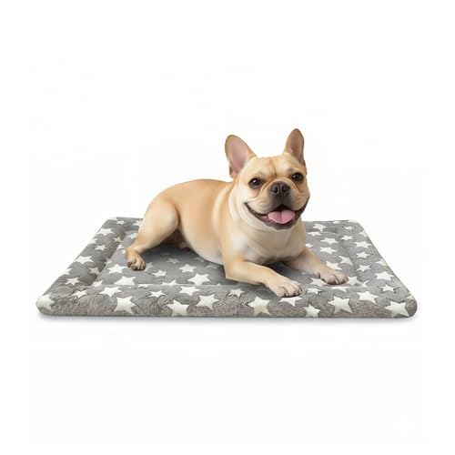 Dog Bed Mat, Dual-Sided Dog Crate Bed Mat - Ultra Soft & Machine Washable Kennel Pad for Small Dogs, All-Season Comfort Pe...