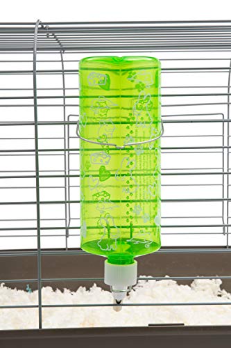 Lixit® Critter Bright Water Bottles for Hamsters, Rabbits, Chinchillas, Ferrets, Guinea Pigs and Other Small Animals - Mad...