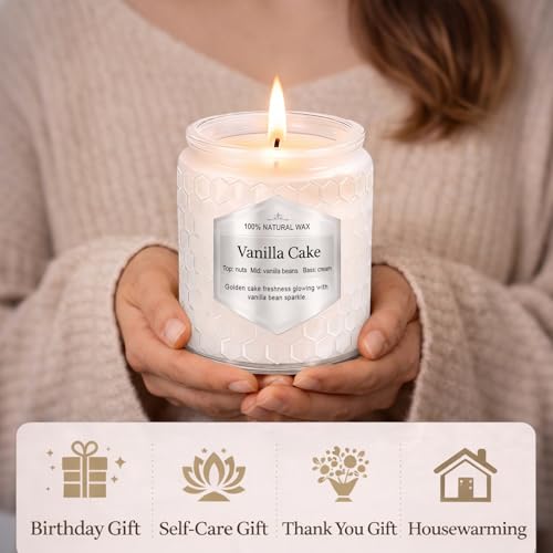 Scented Candles Gift Set for Women, 6 Pack Aromatherapy Soy Candles for Home, Long Lasting Decorative Jar Candles for Birt...