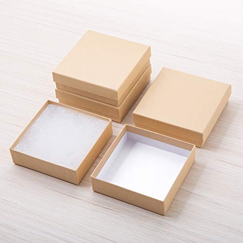 GEFTOL Jewelry Gift Boxes 96 Pack 3.5x3.5x1 Inch Cardboard Jewelry Boxes,Small Gift Boxes for Jewelry Earrings Necklaces H...