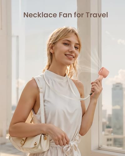Portable Mini Handheld Turbo Fan, 4 Speed High Velocity Personal [Max 16H Cooling Time], Rechargeable Purse Travel Essenti...