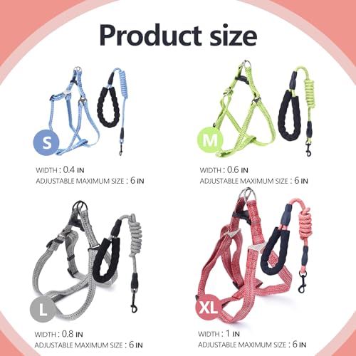 Mini Pig Harness, Adjustable Small Pig Harness with Leash Infinity Style Lead and Soft Foam Handle for Small to Medium Pet...