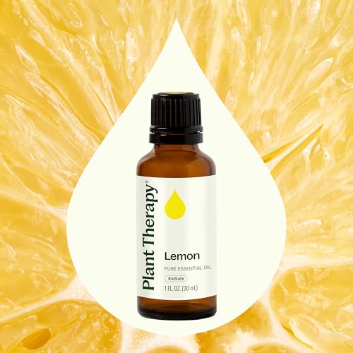 Plant Therapy Lemon Essential Oil for Diffuser 30 mL (1 oz) 100% Pure, Undiluted, Natural Aromatherapy, Lemon Oil for Skin...
