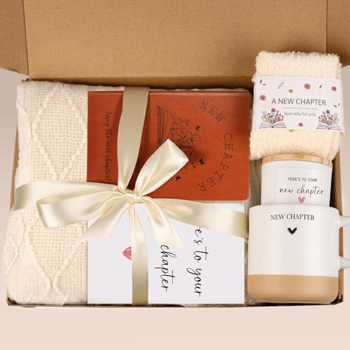 New Beginnings Gifts for Women, New-Chapter Happy Retirement Gifts for Woman, Graduation Gift, New Job Congratulations Gif...
