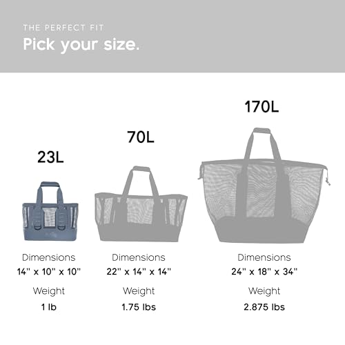 MISSION Boat Gear CASSI Heavy-Duty Outdoor Tote and Waterproof Marine-Grade Mesh Boat Bags