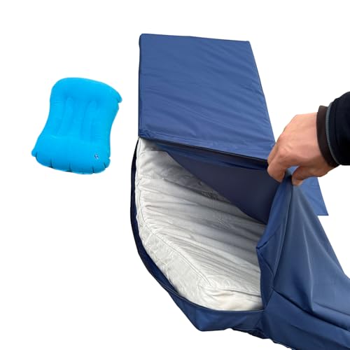 Replacement Covers for Outdoor Chaise Lounge Cushions, 80 x 26 x 3 Inch Patio Lounge Chair Cushion Covers–Waterproof, Fad...