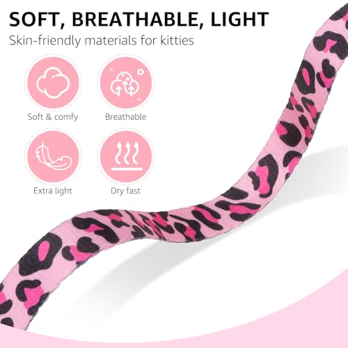 SCENEREAL Adjustable Cat Harness and Leash Set with AirTag Holder, Escape-Proof Design for Small to Large Cats, Lightweigh...