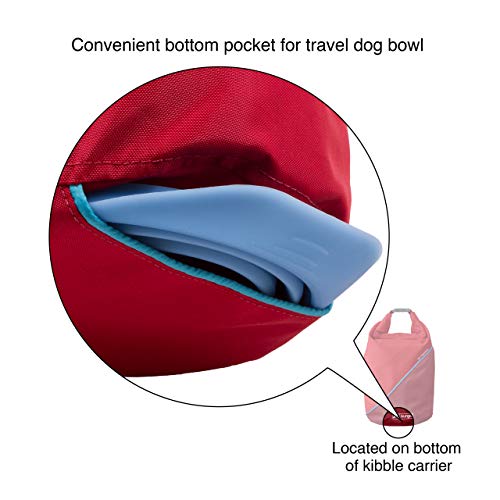 Kurgo Kibble Carrier - Portable Kibble Carrier - Compact Travel Storage - Dog Food Dry Bag - Camping Dog Storage - 5 lb Ca...
